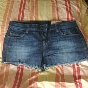 Denim shorts